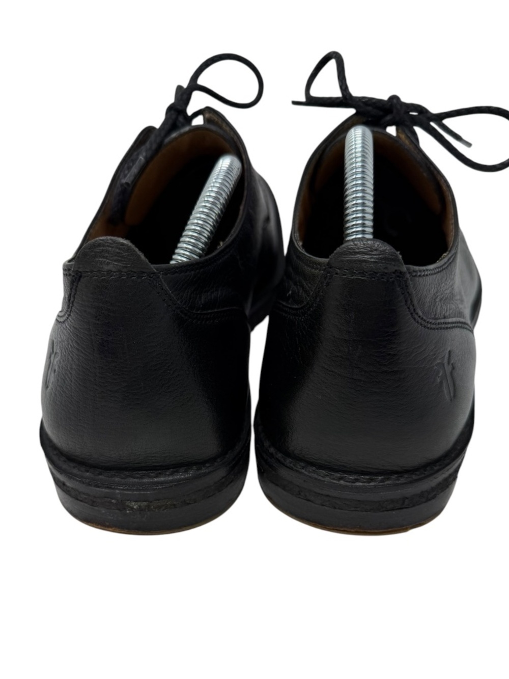 Frye Men’s Black Leather Lace Up Dress Shoes - Picture 5 of 11